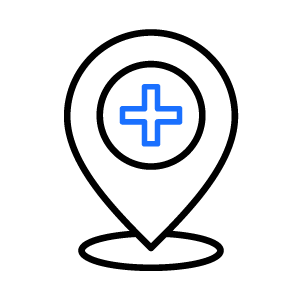 healthcare tracking icon